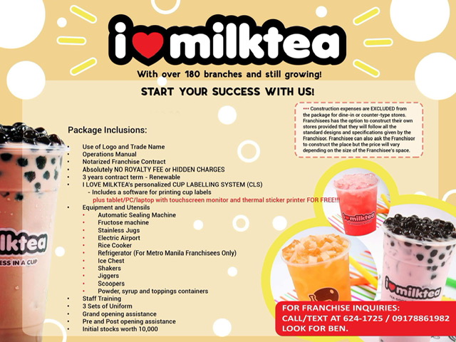 i love milk tea business plan